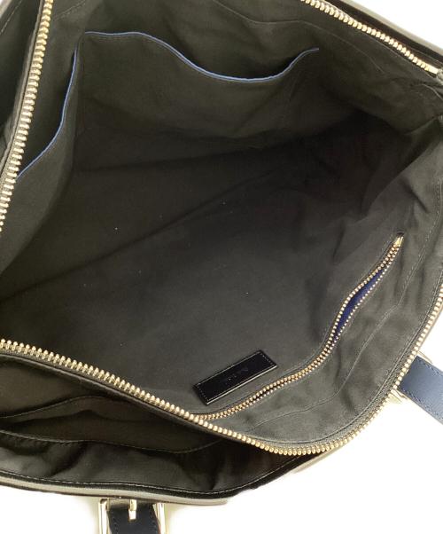 PAUL SMITH（ポールスミス）Paul Smith (ポールスミス) Paul Smith / ポールスミス / レザーハンドル ナイロントートバッグ ブラックの古着・服飾アイテム