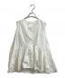 PROTAGONIST（プロタゴニスト）の古着「ノースリーブギャザーブラウス / PNT-BL-10A」｜ホワイト