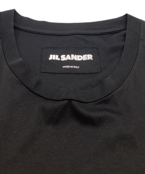 JIL SANDER（ジルサンダー）JIL SANDER (ジルサンダー) クルーネックTシャツ / JSUN705011 ブラック サイズ:Lの古着・服飾アイテム
