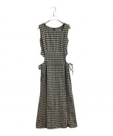 pomme d'amour（ポム ダムール）の古着「side ribbon onepiece / サイドリボンワンピース」｜ベージュ
