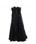 Treat Urself（トリートユアセルフ）の古着「sheer frill tiered dress / シアーフリルティアードドレス / 1241-0215」｜ブラック