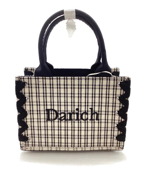 darich（ダーリッチ）Darich (ダーリッチ) チェックミニトートバッグ　112518005 ブラックの古着・服飾アイテム