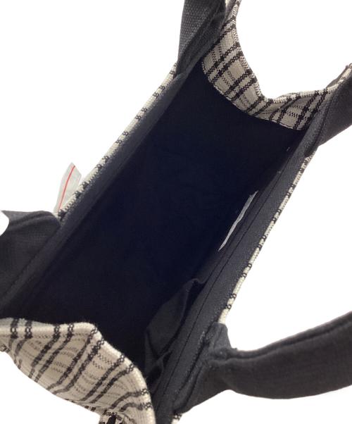 darich（ダーリッチ）Darich (ダーリッチ) チェックミニトートバッグ　112518005 ブラックの古着・服飾アイテム