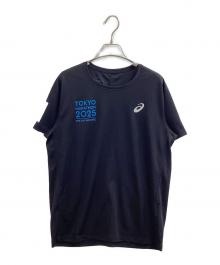 asics（アシックス）の古着「フィニッシャー Tシャツ Finisher Tシャツ / 東京マラソン2025 ONE TOKYO PREMIUM会員限定」｜ブラック