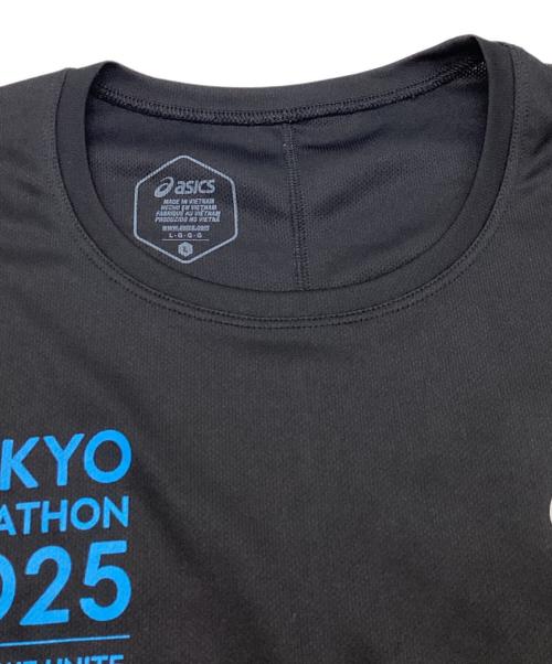 asics（アシックス）asics (アシックス) フィニッシャー Tシャツ Finisher Tシャツ / 東京マラソン2025 ONE TOKYO PREMIUM会員限定 ブラック サイズ:Lの古着・服飾アイテム