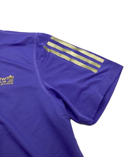 adidas（アディダス）adidas (アディダス) adidas / アディダス / Finisher Tシャツ / 2024 BMW Berlin Marathon パープル サイズ:XLの古着・服飾アイテム