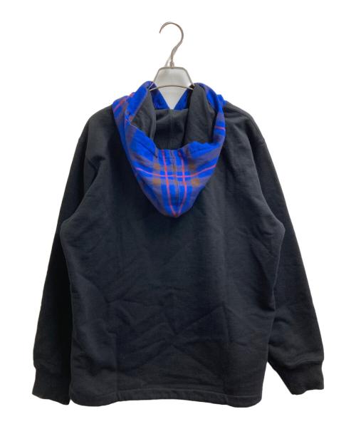 SUPREME（シュプリーム）Supreme (シュプリーム) COMME des GARCONS SHIRT (コムデギャルソンシャツ) 15AW / CDG HOODED SWEATSHIRT / CDGフーデットスウェットシャツ ブラック サイズ:Mの古着・服飾アイテム