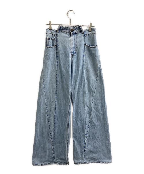 Maison Margiela（メゾンマルジェラ）Maison Margiela (メゾンマルジェラ) パネルワイドデニムパンツ / S51LA0128 S30617 インディゴ サイズ:38の古着・服飾アイテム
