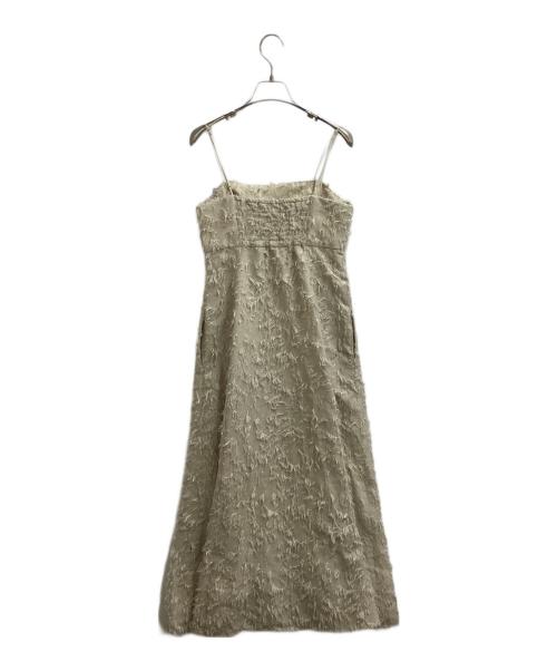 COCODEAL（ココディール）COCODEAL (ココディール) ジャカードキャミワンピース / 75115059 ベージュ サイズ:2の古着・服飾アイテム