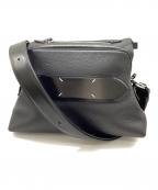 Maison Margielaメゾンマルジェラ）の古着「5AC レザー クラッチ & ショルダーバッグ　SB1WG0003 P4746」｜ブラック