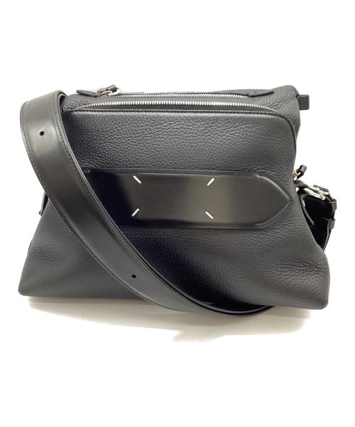 Maison Margiela（メゾンマルジェラ）Maison Margiela (メゾンマルジェラ) 5AC レザー クラッチ & ショルダーバッグ　SB1WG0003 P4746 ブラックの古着・服飾アイテム