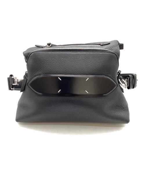 Maison Margiela（メゾンマルジェラ）Maison Margiela (メゾンマルジェラ) 5AC レザー クラッチ & ショルダーバッグ　SB1WG0003 P4746 ブラックの古着・服飾アイテム