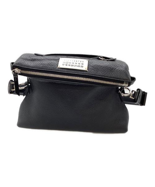 Maison Margiela（メゾンマルジェラ）Maison Margiela (メゾンマルジェラ) 5AC レザー クラッチ & ショルダーバッグ　SB1WG0003 P4746 ブラックの古着・服飾アイテム