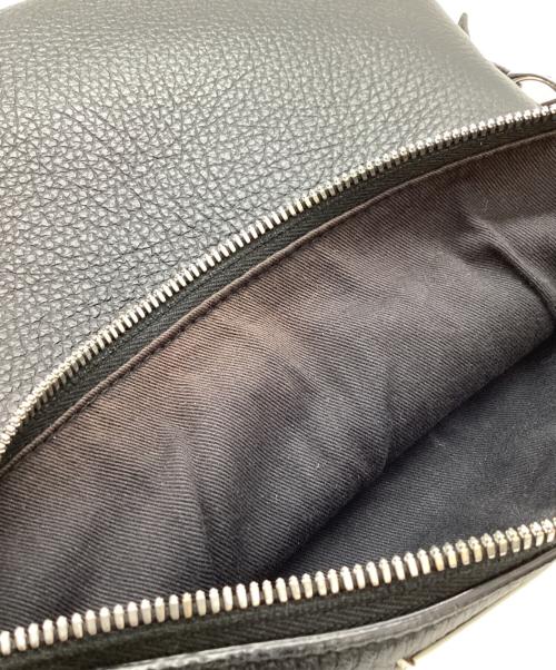 Maison Margiela（メゾンマルジェラ）Maison Margiela (メゾンマルジェラ) 5AC レザー クラッチ & ショルダーバッグ　SB1WG0003 P4746 ブラックの古着・服飾アイテム