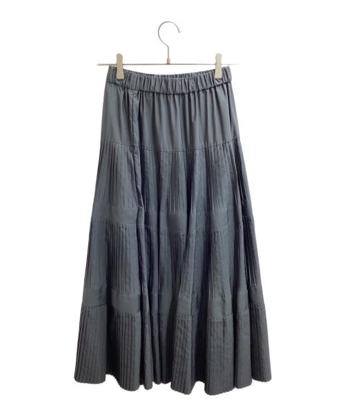 BEARDSLEY（ビアズリー）BEARDSLEY (ビアズリー) プリーツティアードスカート / BEZ1022401A0005 グレー サイズ:Freeの古着・服飾アイテム