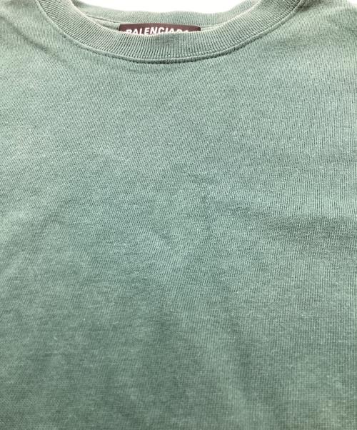 BALENCIAGA（バレンシアガ）BALENCIAGA (バレンシアガ) バックロゴTシャツ / 570805 THV80 グリーン サイズ:Mの古着・服飾アイテム