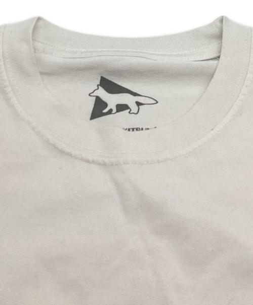 maison kitsune（メゾンキツネ）maison kitsune (メゾンキツネ) and wander (アンドワンダー) DRY COTTON T MOUNTAIN / Tシャツ / 574-3184906 ホワイト サイズ:4の古着・服飾アイテム