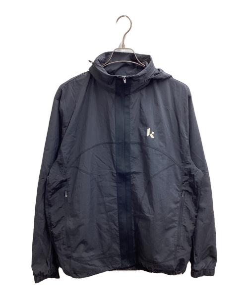 NEW BALANCE（ニューバランス）NEW BALANCE (ニューバランス) Crinkle Woven Jacket / クリンクル ジャケット / KLUTCH ATHLETICS ブラック サイズ:Mの古着・服飾アイテム