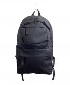 MARY QUANTマリークヮント）の古着「オールブラックシンプルロゴリュックL」｜ブラック