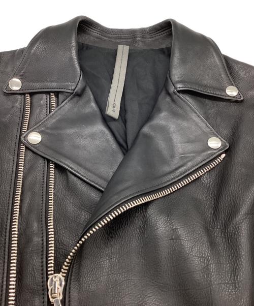 STRUM（ストラム）STRUM (ストラム) OIL CALF LEATHER W-ZIPPER RIDERS JKT　STL045-02 ブラック サイズ:Mの古着・服飾アイテム