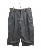 COMME des GARCONS HOMMEコムデギャルソン オム）の古着「アンクルワイドパンツ / HS-02008M / 90's」｜ブラック