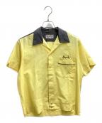 Pla-Shirt by Dunbrookeダンブルック）の古着「ボーリングシャツ / USA製」｜イエロー
