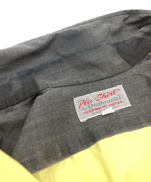 Pla-Shirt by Dunbrooke（ダンブルック）Pla-Shirt by Dunbrooke (ダンブルック) ボーリングシャツ / USA製 イエロー サイズ:Mの古着・服飾アイテム