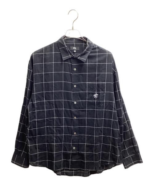 stussy（ステューシー）stussy (ステューシー) Light Weight Classic Shirt / ライト ウェイト クラシック シャツ / 1110289 ブラック サイズ:Mの古着・服飾アイテム