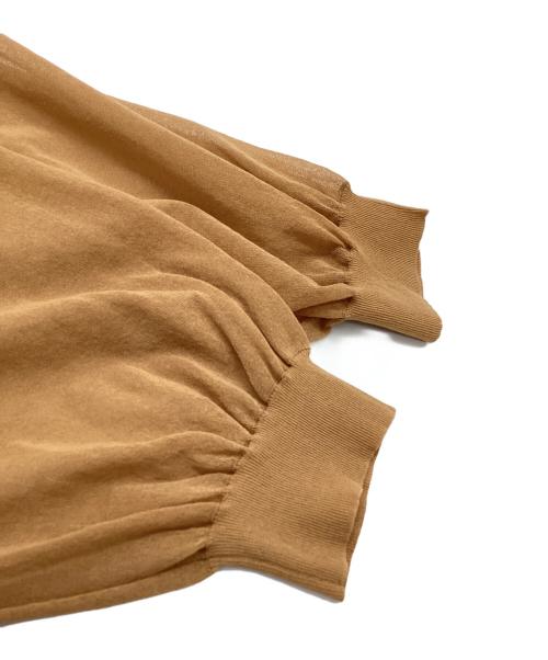 journal standard L'essage（ジャーナルスタンダード レサージュ）journal standard L'essage (ジャーナルスタンダード レサージュ) シアーハーフスリーブカーディガン / 25080370762020 / 25年モデル ブラウン サイズ:FREE 未使用品の古着・服飾アイテム