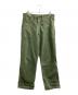 US ARMY（ユーエスアーミー）の古着「ベイカーパンツ / 13スターボタン」｜グリーン
