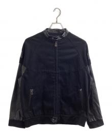 JAPAN DENIM（ジャパンデニム）の古着「HYBRID BLOUSON / ハイブリッド ブルゾン / JD-JK01-23EMR」｜ブラック