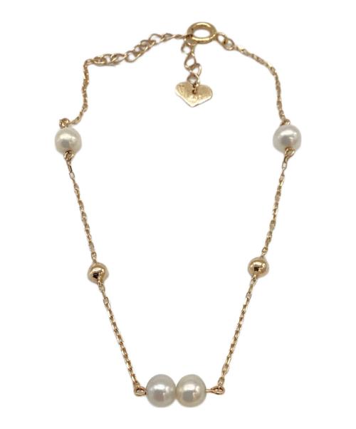 TSUTSUMI（ツツミ）TSUTSUMI (ツツミ) K10イエローゴールド淡水パールブレスレット / RBL229の古着・服飾アイテム