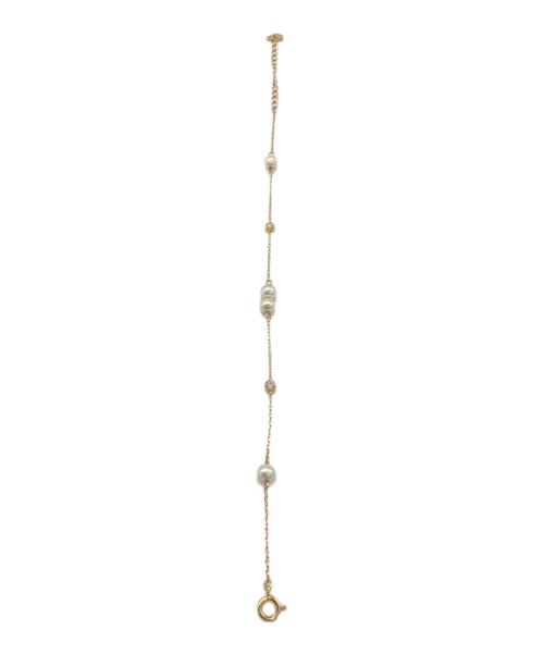 TSUTSUMI（ツツミ）TSUTSUMI (ツツミ) K10イエローゴールド淡水パールブレスレット / RBL229の古着・服飾アイテム