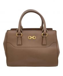 Salvatore Ferragamo（サルヴァトーレ フェラガモ）の古着「ハンドバッグ / GG-21 F317」｜ブラウン