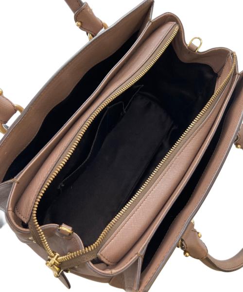 Salvatore Ferragamo（サルヴァトーレ フェラガモ）Salvatore Ferragamo (サルヴァトーレ フェラガモ) ハンドバッグ / GG-21 F317 ブラウンの古着・服飾アイテム