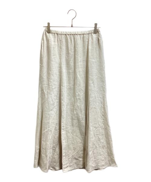 FRAMeWORK（フレームワーク）FRAMeWORK (フレームワーク) LINEN 切り替えスカート / リネン / switching skirt / 25060220767020 アイボリー サイズ:38の古着・服飾アイテム