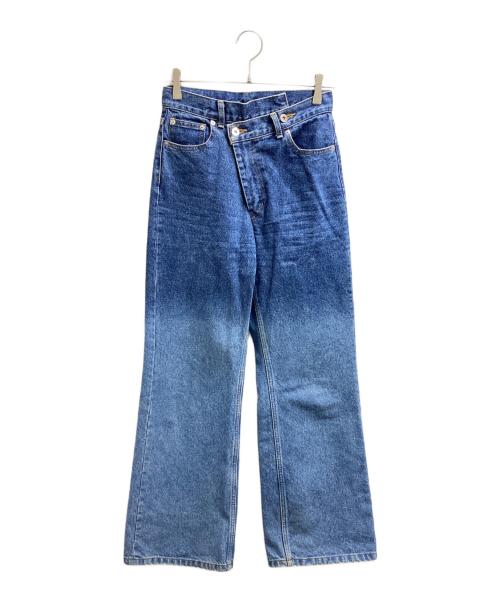 MAISON SPECIAL（メゾンスペシャル）MAISON SPECIAL (メゾンスペシャル) High Waist Gradation Denim Pants / ハイウエストグラデーションデニム / 21221465111 インディゴ サイズ:36の古着・服飾アイテム