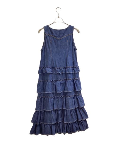 maturely（マチュアリー）maturely (マチュアリー) Denim&Jacqard Western Dress / デニム＆ジャガードウエスタンドレス / 13-26-0805-803 インディゴ サイズ:FREEの古着・服飾アイテム