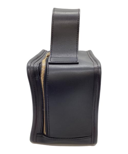 YUKARI OTA（ユカリオオタ）YUKARI OTA (ユカリオオタ) LIFESTYLIST Leather Mini Book Bag / ライフスタイルレザーミニブックバッグ ブラックの古着・服飾アイテム