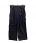 ENFOLD（エンフォルド）の古着「WIDE STRAP-PANTS / ワイドストラップパンツ / 300HA231-0450」｜ブラック