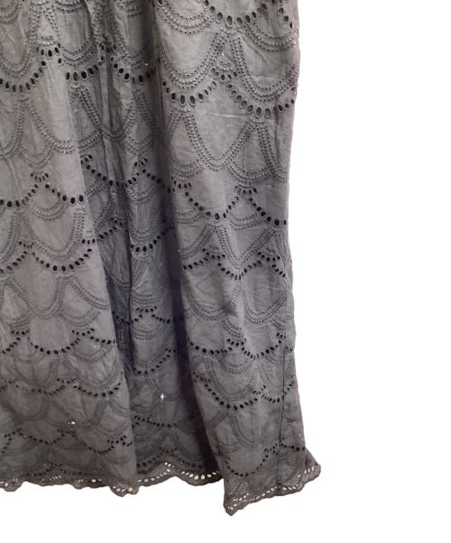 ne quittez pas（ヌキテパ）ne quittez pas (ヌキテパ) Cotton Voile Dot Hemla Dress/コットンボイルドットヘルマドレス/010400CB1 ブラック サイズ:なしの古着・服飾アイテム