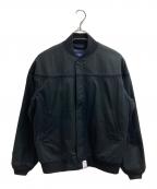 DESCENDANT×Ron Hermanディセンダント×ロンハーマン）の古着「Liner Paisley Bomber Jacket 20SS / ライナーペイズリーボンバージャケット / ダービージャケット」｜ブラック