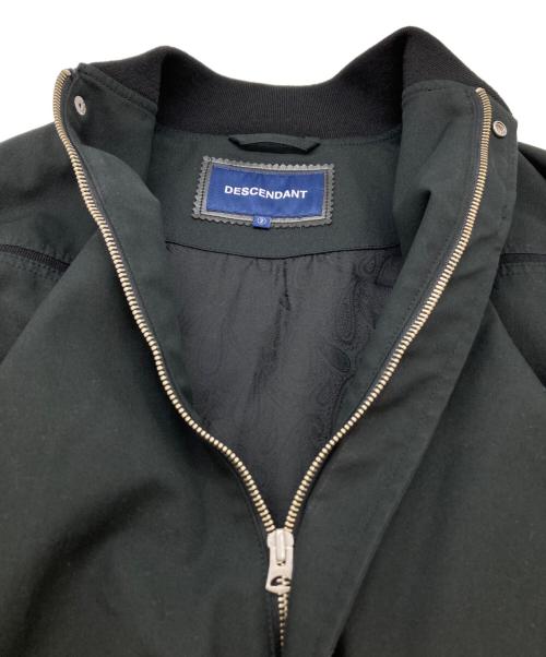 DESCENDANT（ディセンダント）DESCENDANT (ディセンダント) Ron Herman (ロンハーマン) Liner Paisley Bomber Jacket 20SS / ライナーペイズリーボンバージャケット / ダービージャケット ブラック サイズ:2の古着・服飾アイテム