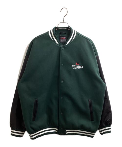 FUBU（フブ）FUBU (フブ) VARSITY JACKET / スタジャン / FAM-32300 グリーン サイズ:XL 未使用品の古着・服飾アイテム