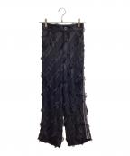 UNITED TOKYOユナイテッドトーキョー）の古着「パンシェジャガードパンツ/142140009」｜ブラック
