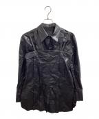 UNITED TOKYOユナイテッドトーキョー）の古着「グロスショート2wayシャツ / 143110003」｜ブラック