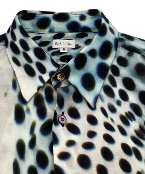 PAUL SMITH（ポールスミス）PAUL SMITH (ポールスミス) レオパードシャツ / PM-CR-89988 ブルー サイズ:Mの古着・服飾アイテム