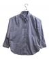 Loungedress（ラウンジドレス）の古着「ライトサテンBIGシャツ / LDZ1021204A0002」｜スカイブルー