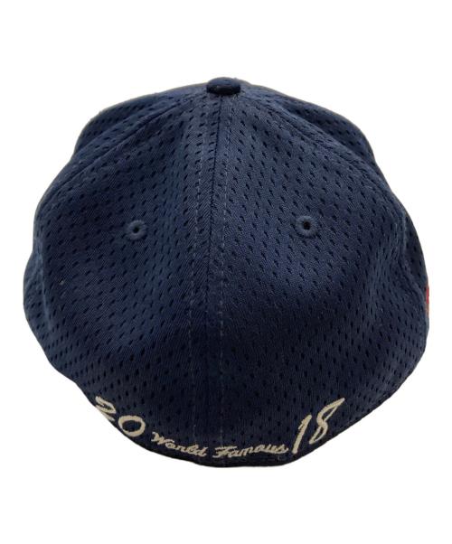 SUPREME（シュプリーム）SUPREME (シュプリーム) New Era (ニューエラ) Mesh Box Logo 18SS / メッシュ ボックスロゴ / キャップ ネイビー サイズ:7 1/4 （57.7cm）の古着・服飾アイテム