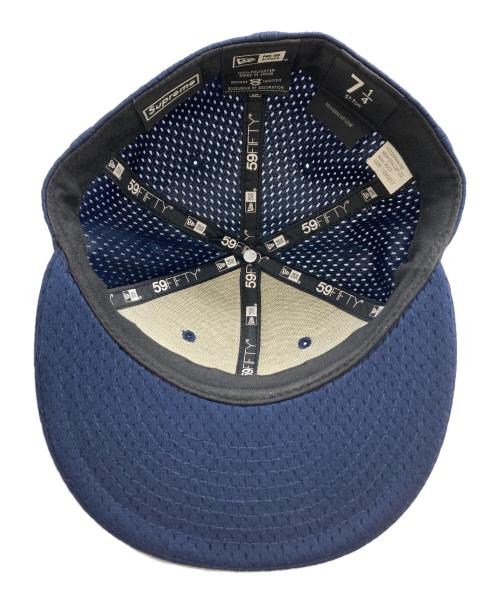 SUPREME（シュプリーム）SUPREME (シュプリーム) New Era (ニューエラ) Mesh Box Logo 18SS / メッシュ ボックスロゴ / キャップ ネイビー サイズ:7 1/4 （57.7cm）の古着・服飾アイテム
